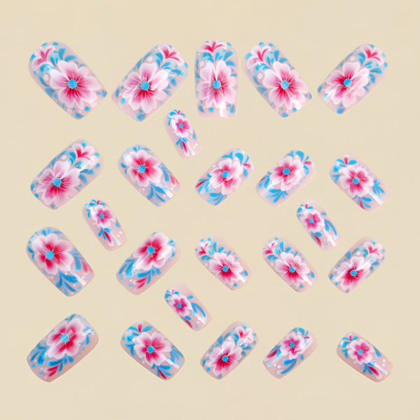12 Sizes-24 Pcs Press On Nails Y1647