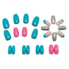 12 Sizes-24 Pcs Press On Nails Y1541