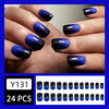 12 Sizes-24 Pcs Press On Nails Y131