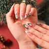 12 Sizes-24 Pcs Press On Nails JP1893