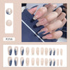 12 Sizes-24 Pcs Press On Nails R321