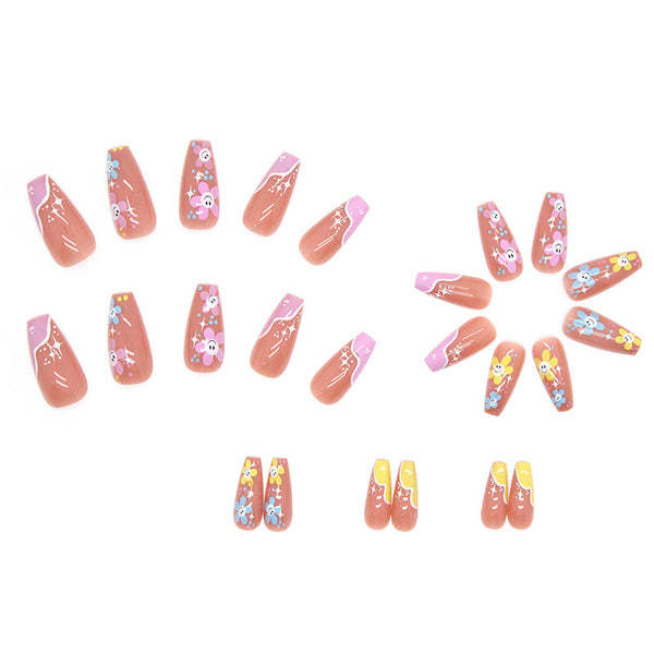 12 Sizes-24 Pcs Press On Nails W170
