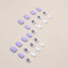 12 Sizes-24 Pcs Press On Nails W566