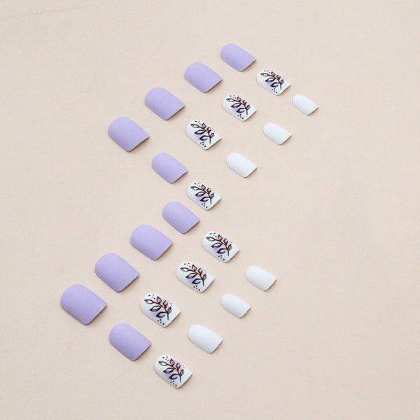 12 Sizes-24 Pcs Press On Nails W566