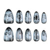 12 Sizes-24 Pcs Press On Nails JP4523