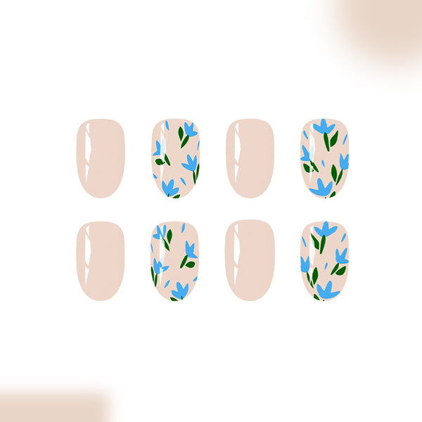 12 Sizes-24 Pcs Press On Nails C1169