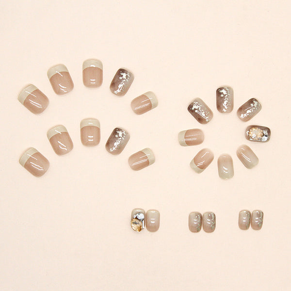 12 Sizes-24 Pcs Press On Nails Z532
