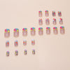 12 Sizes-24 Pcs Press On Nails W1833
