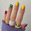 12 Sizes-24 Pcs Press On Nails C321