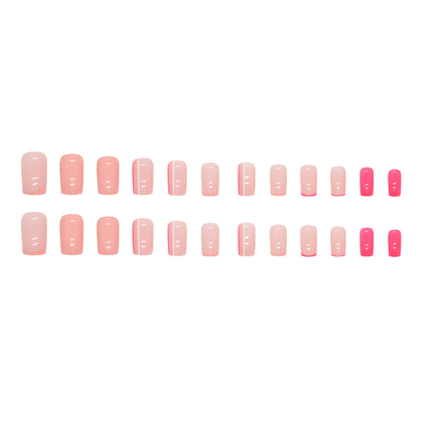 12 Sizes-24 Pcs Press On Nails W1068