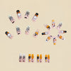 12 Sizes-24 Pcs Press On Nails Y851