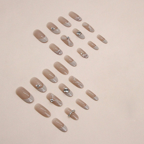 12 Sizes-24 Pcs Press On Nails Z801