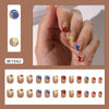 12 Sizes-24 Pcs Press On Nails W1842