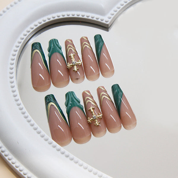 12 Sizes-24 Pcs Press On Nails Z957