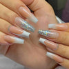 12 Sizes-24 Pcs Press On Nails JP3130