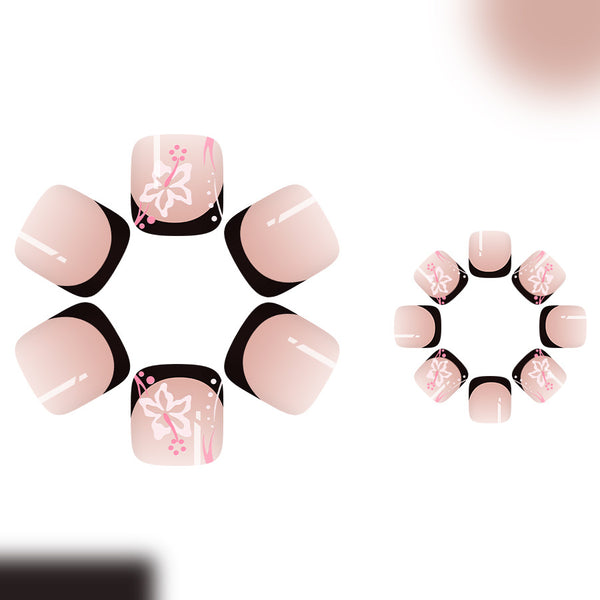 12 Sizes-24 Pcs Press On Nails C982