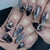 12 Sizes-24 Pcs Press On Nails JP3530