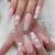 12 Sizes-24 Pcs Press On Nails Z115