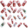 12 Sizes-24 Pcs Press On Nails Y1216