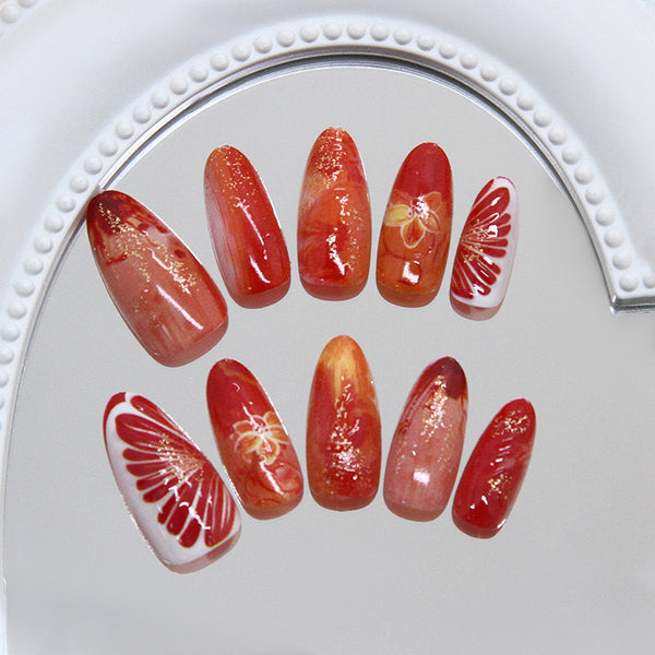 30 Pcs Press On Nails W2105