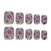 12 Sizes-24 Pcs Press On Nails JP3237