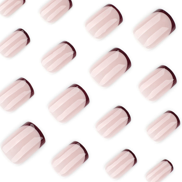 12 Sizes-24 Pcs Press On Nails JP4198