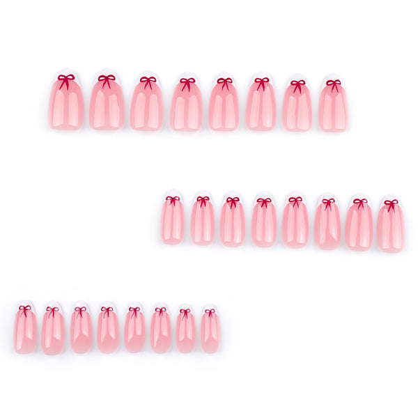 12 Sizes-24 Pcs Press On Nails JP3637