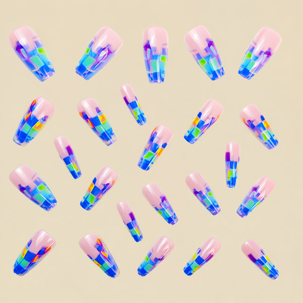 12 Sizes-24 Pcs Press On Nails Y687-2