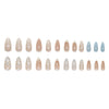 12 Sizes-24 Pcs Press On Nails R981