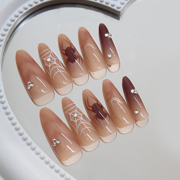 12 Sizes-24 Pcs Press On Nails Z890