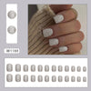 12 Sizes-24 Pcs Press On Nails W1188