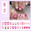 12 Sizes-24 Pcs Press On Nails C060