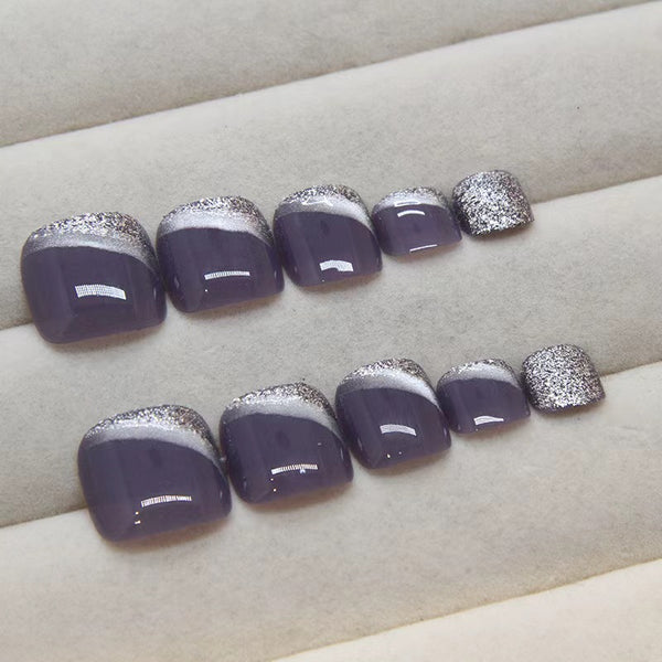 12 Sizes-24 Pcs Press On Nails Y1921
