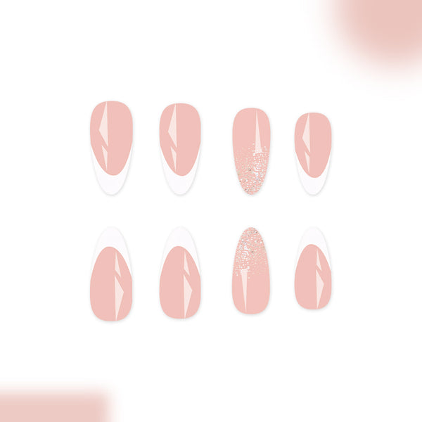 12 Sizes-24 Pcs Press On Nails C1161