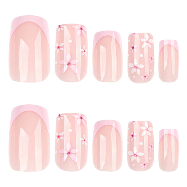 12 Sizes-24 Pcs Press On Nails JP4388