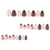 12 Sizes-24 Pcs Press On Nails JP4278