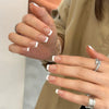 12 Sizes-24 PcsPress On Nails W2048