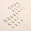12 Sizes-24 Pcs Press On Nails W419