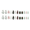 12 Sizes-24 Pcs Press On Nails Z1182
