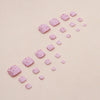 12 Sizes-24 Pcs Press On Nails F104