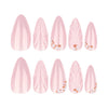 12 Sizes-24 Pcs Press On Nails JP4313
