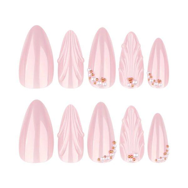 12 Sizes-24 Pcs Press On Nails JP4313