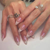 12 Sizes-24 Pcs Press On Nails W1651