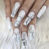12 Sizes-24 Pcs Press On Nails Y186
