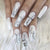 12 Sizes-24 Pcs Press On Nails Y186