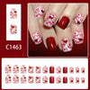 12 Sizes-24 Pcs Press On Nails C1463