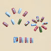 12 Sizes-24 Pcs Press On Nails Y1212