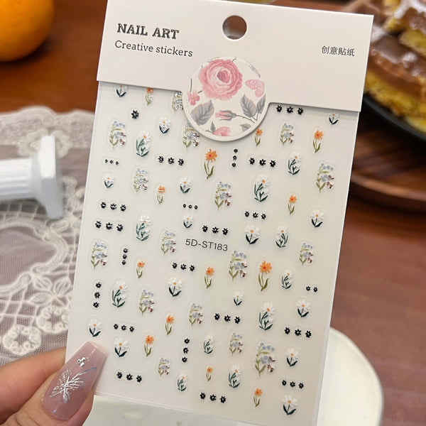 5D Nail Art Sticker 5DST183
