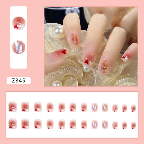 12 Sizes-24 Pcs Press On Nails Z321