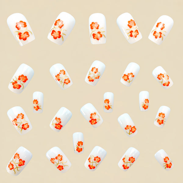 12 Sizes-24 Pcs Press On Nails Y530
